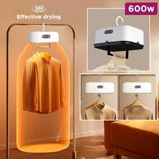 Clothes Dryer Multifunctional Foldable Mini Electric Clothes Dryer with Dryer Bag