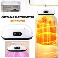 Clothes Dryer Multifunctional Foldable Mini Electric Clothes Dryer with Dryer Bag