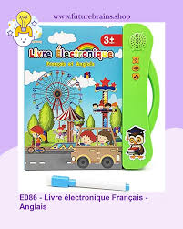 Mon Livre Interactif – Sound Book, Bilingual French & English Learning Book for Kids (3+)