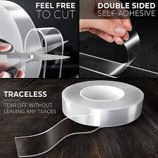 Nano Double Side Magic Tape with ✂ scissors