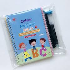 Pack de 4 Cahiers Magiques Réutilisables - Apprentissage Ludique".